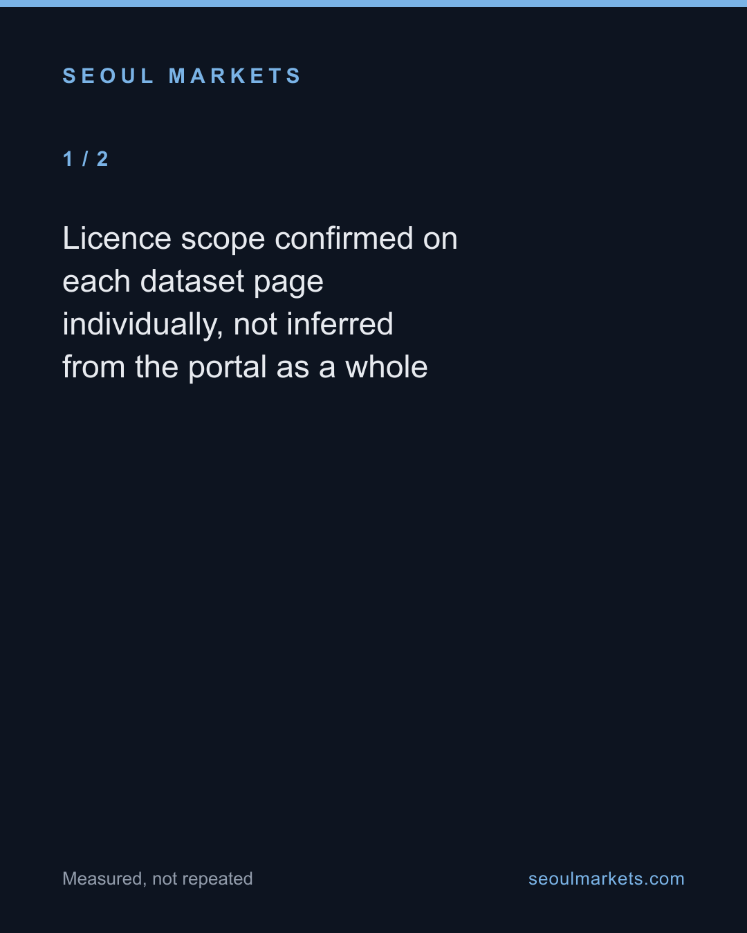 Why the Korean market numbers you can legally read are always a day old — card 2 of 4